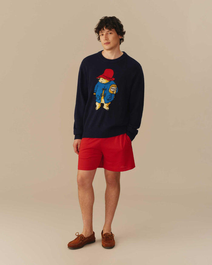Paddington Bear Cashmere Sweater Navy