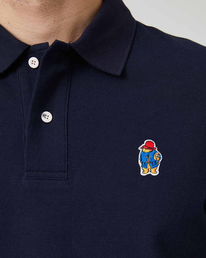 Paddington Bear Pique Polo Navy