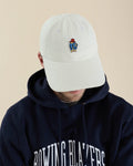 Paddington Corduroy Baseball Cap White