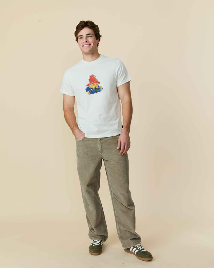 Paddington Driving Cotton Tee White