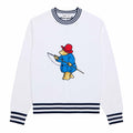 Paddington Fishing Cotton Sweater White