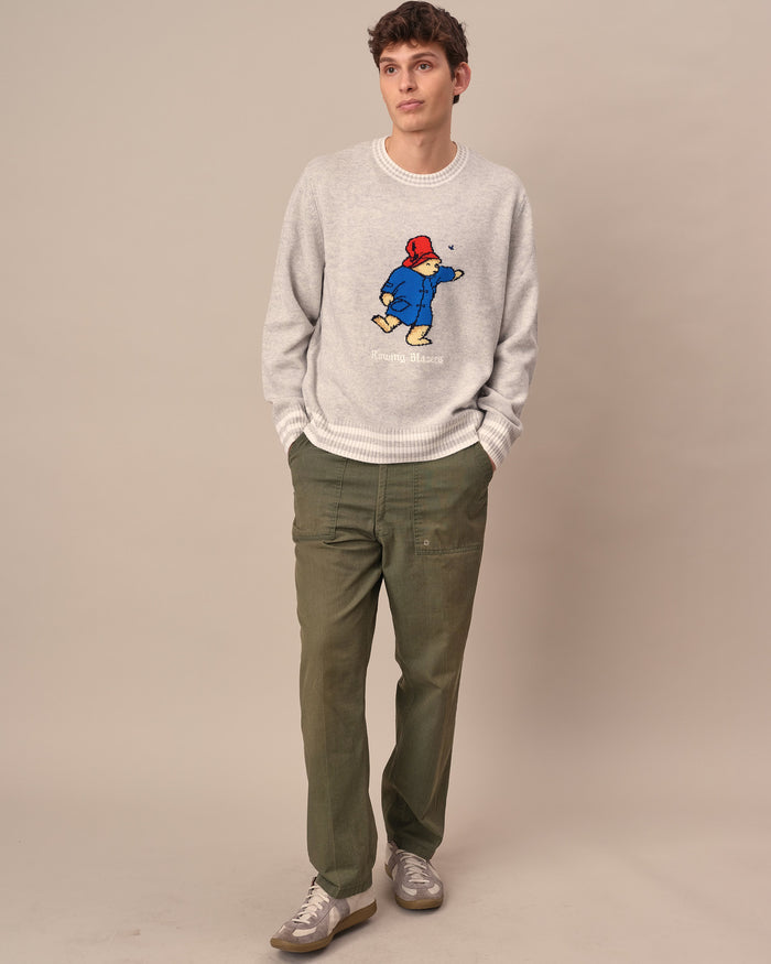 Paddington Heathered Cashmere Sweater Heather Natural