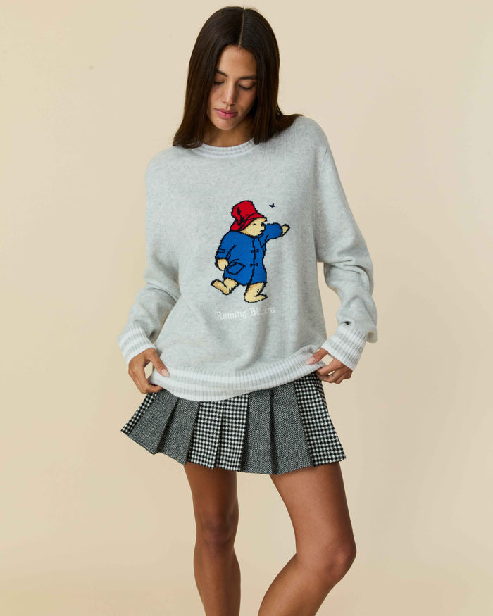 Paddington Heathered Cashmere Sweater Heather Natural