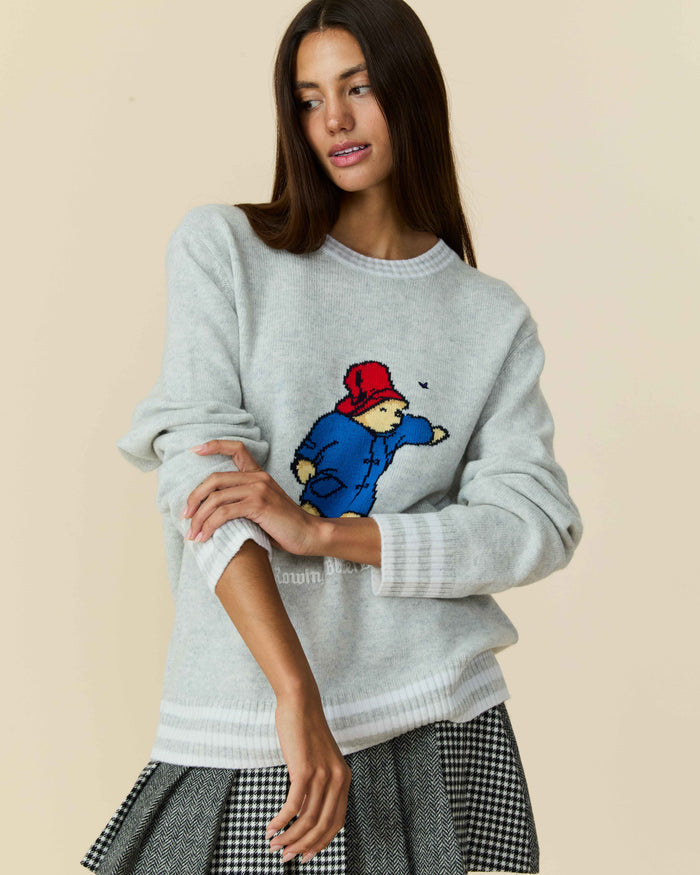 Paddington Heathered Cashmere Sweater Heather Natural