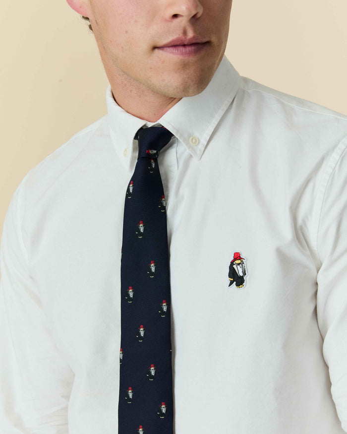 Paddington in a Tie Navy
