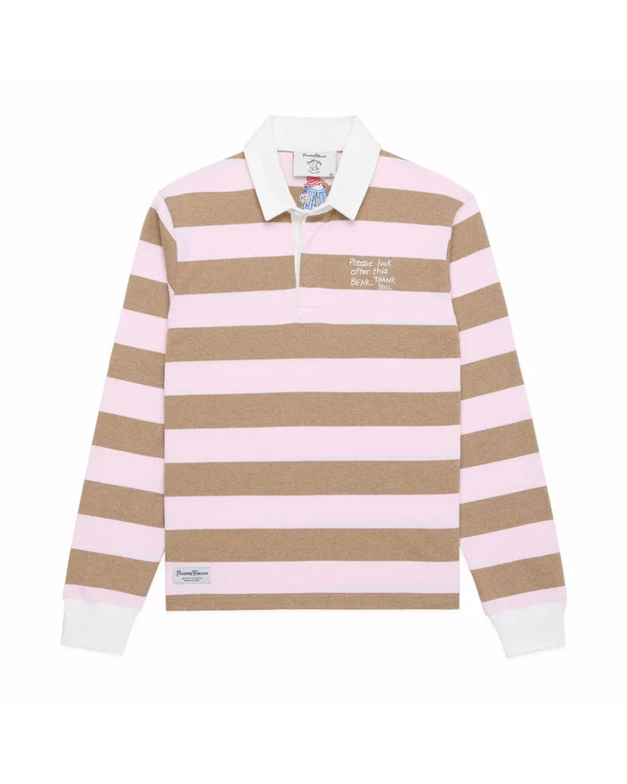 Paddington Rugby Pink Brown Stripe