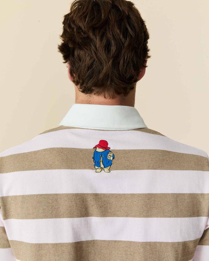 Paddington Rugby Pink Brown Stripe