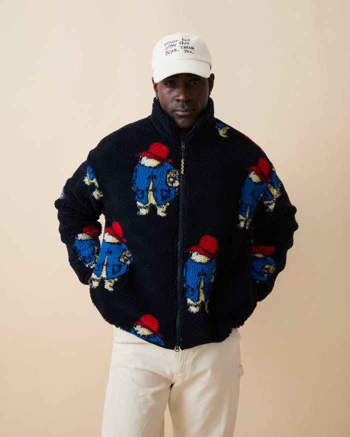 Paddington Sherpa Jacket Navy