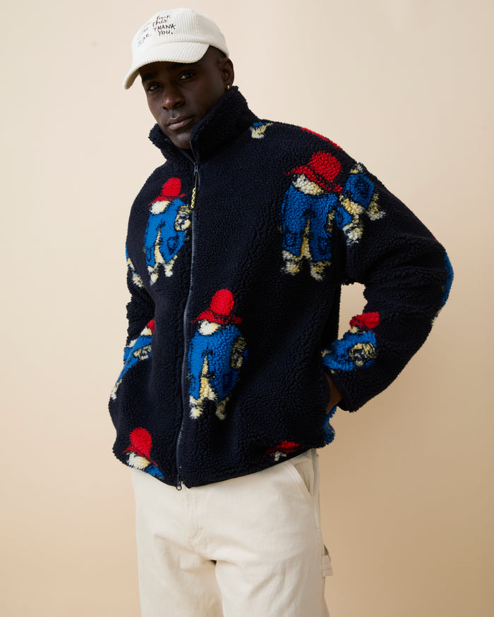 Paddington Sherpa Jacket Navy