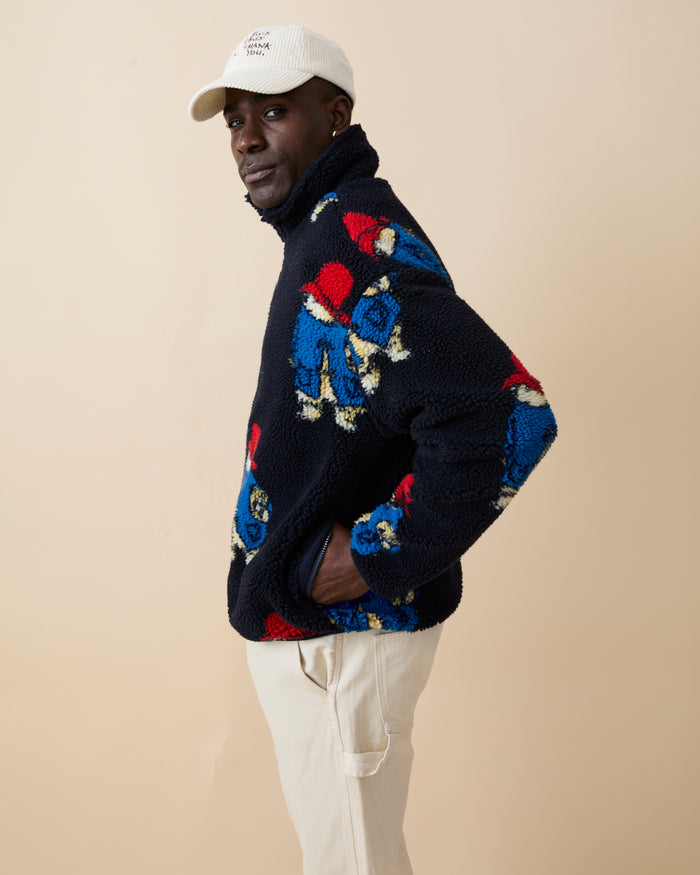Paddington Sherpa Jacket Navy
