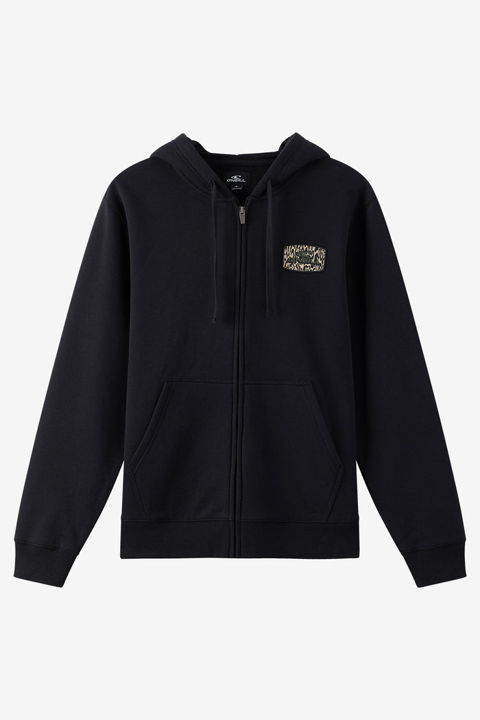 Patched Classic Zip Hoodie
