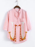 Pink Animal Sweet Shirts & Tops