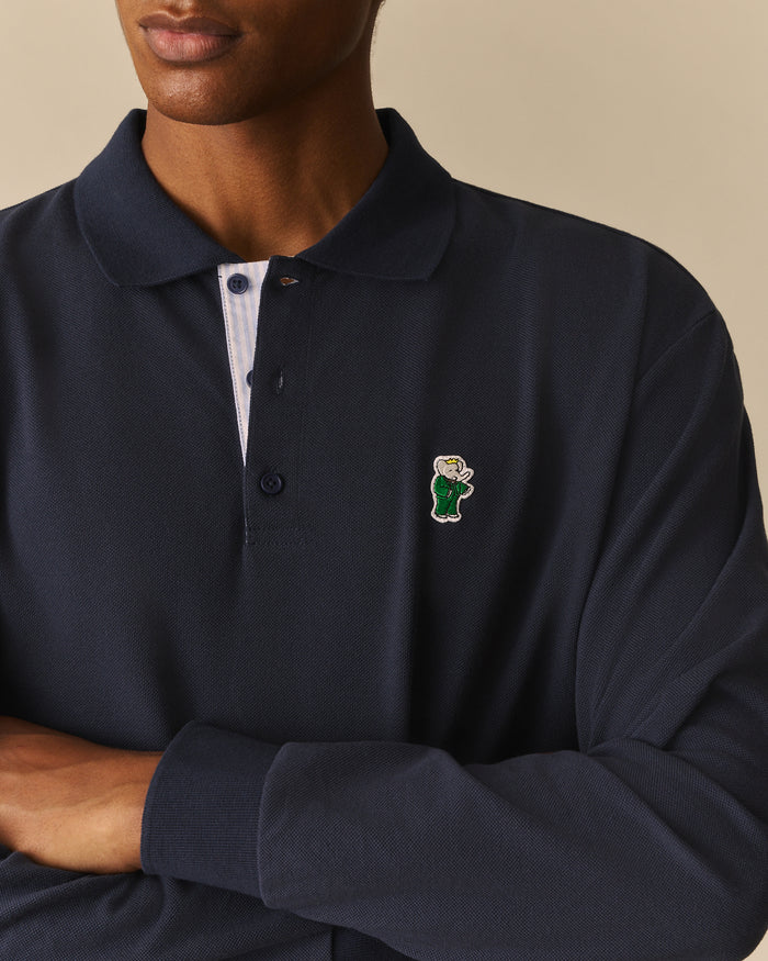 Pique Babar Hudson Polo Navy Navy / XL