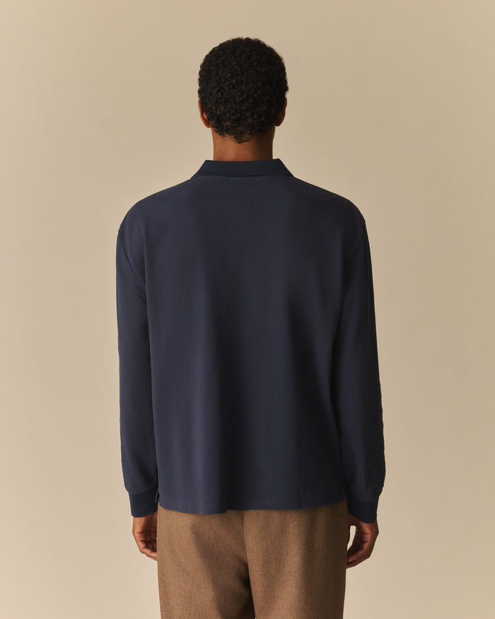 Pique Babar Hudson Polo Navy Navy / XL