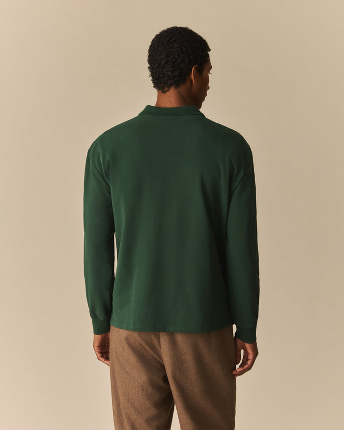 Pique Pooh Hudson Polo Green Green / XL