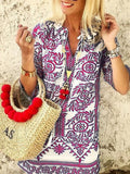 Plus Size Dresses Boho Holiday Tribal Dresses