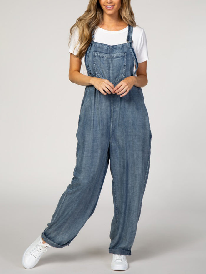 Pregnant Women Casual Jumpsuit Jeans
