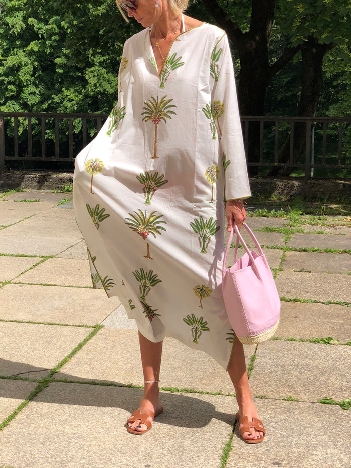 Printed Long Sleeve Dress