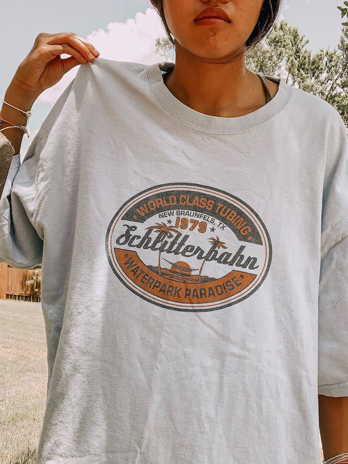 Printed Loose Casual Short-sleeved T-shirt