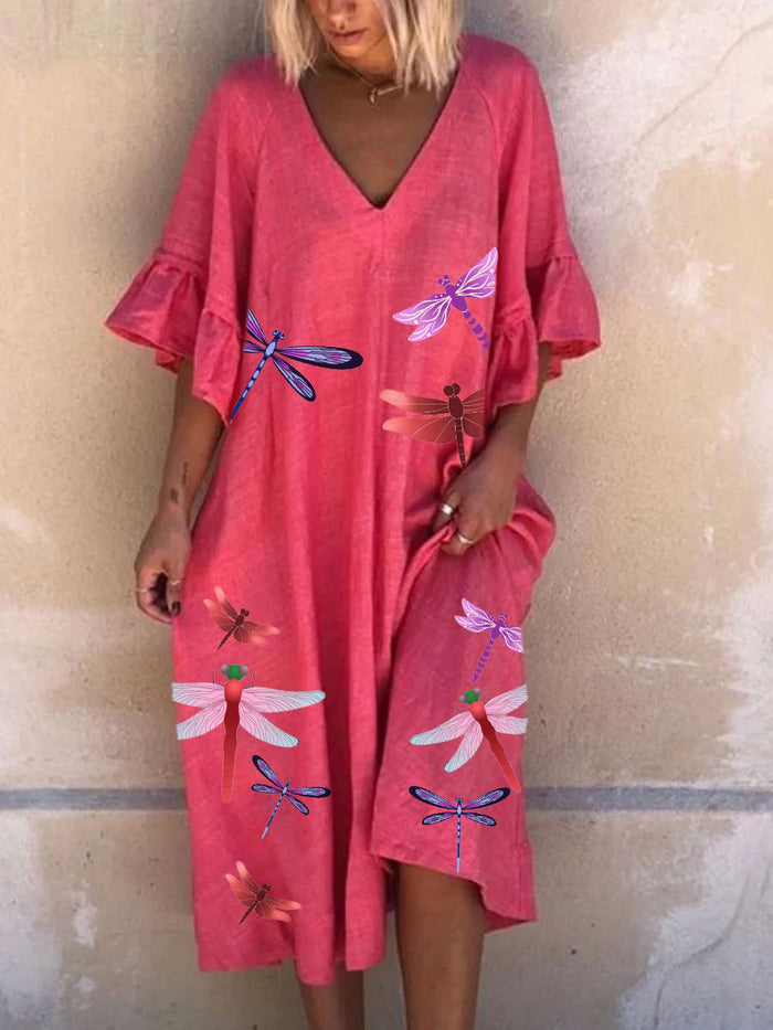 Printed Loose Dress