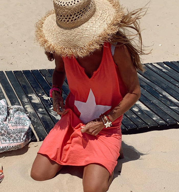 Printed Sleeveless Dress