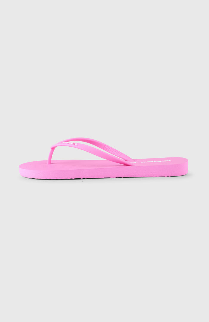 Profile Small Logo Sandals | Electric Fuschia