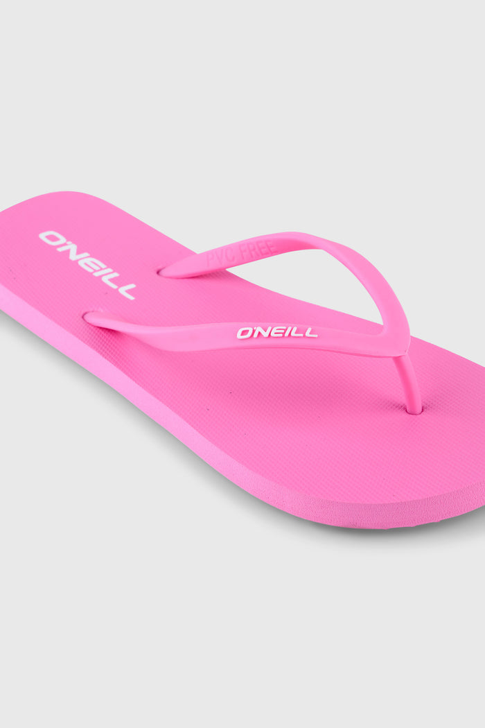 Profile Small Logo Sandals | Electric Fuschia