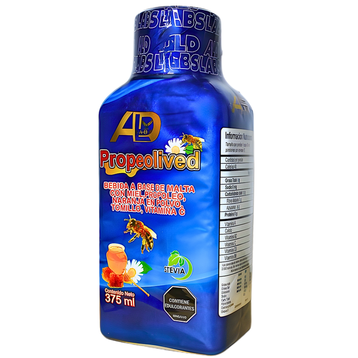 Propeolived - Bebida de Propóleo, Miel y Tomillo para el Sistema Respiratorio (375ml)
