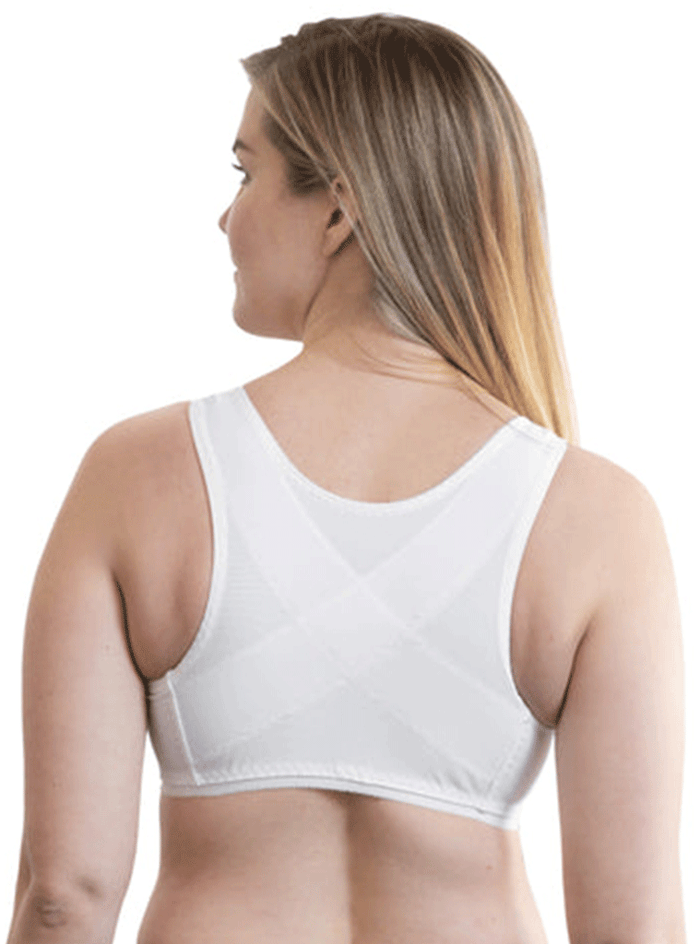 Rago Front Closure Back Support Bandeau Bra