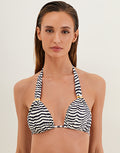 Ravine Bia Tube Bikini Top - Stripe - Simply Beach UK