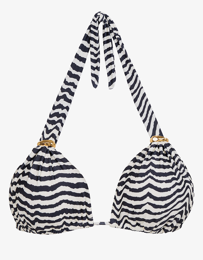 Ravine Bia Tube Bikini Top - Stripe - Simply Beach UK