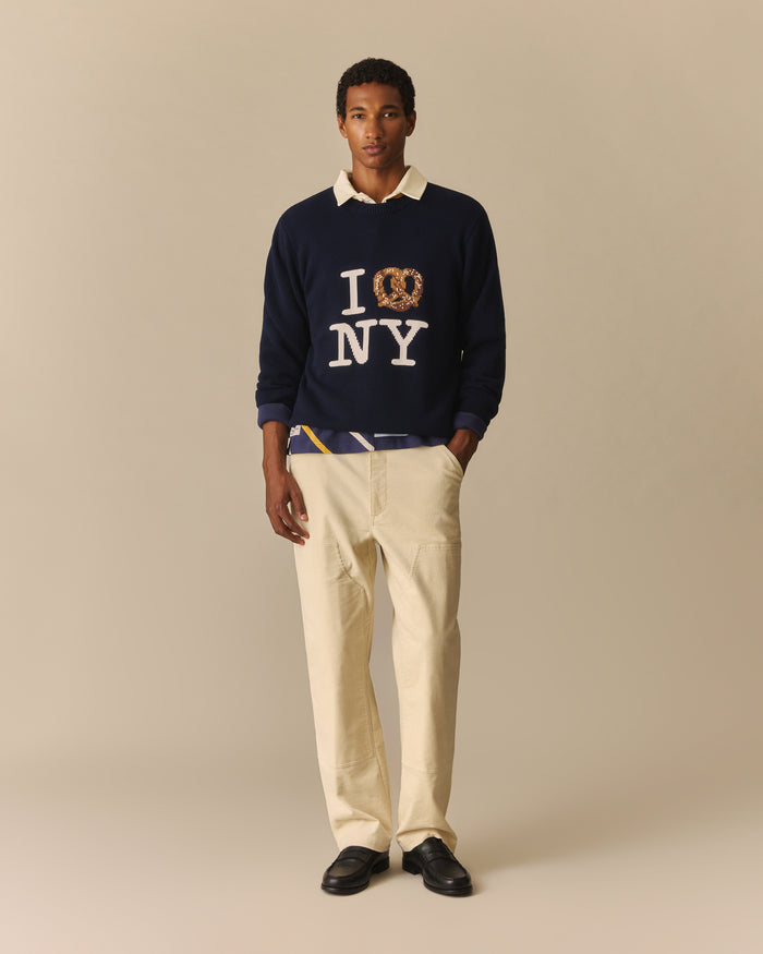 Reade Carpenter Corduroy Pant Cream Cream / 38