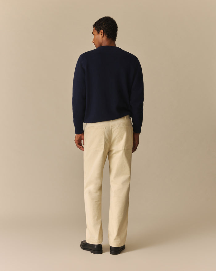 Reade Carpenter Corduroy Pant Cream Cream / 38
