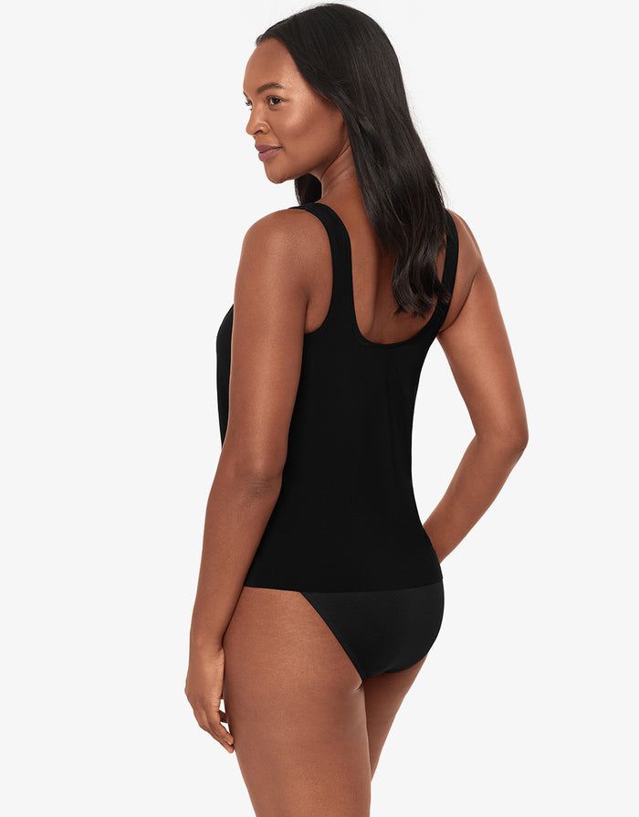 Rock Solid Atria Tankini Top - Black