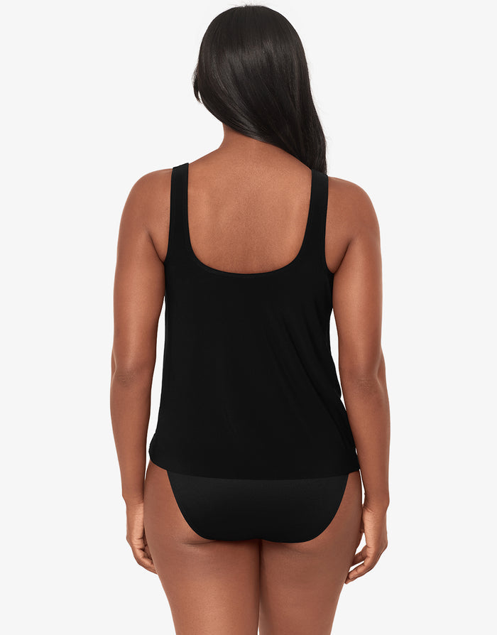 Rock Solid Atria Tankini Top - Black