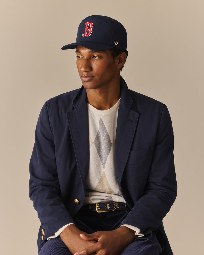 Rowing Blazers x '47 Nylon Red Sox Cap Navy