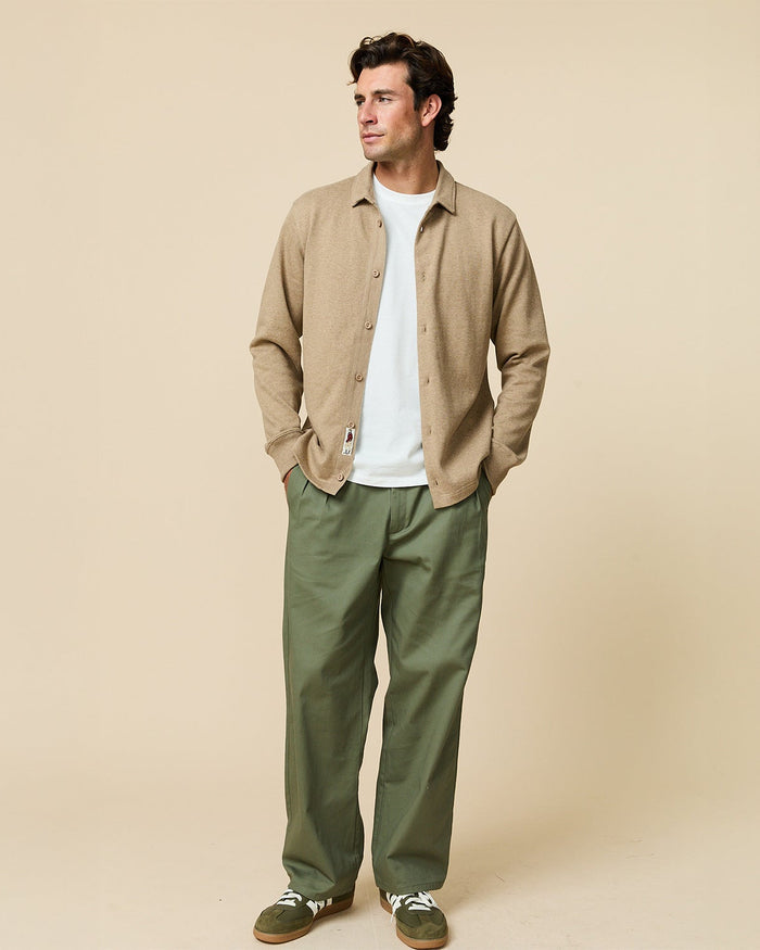 Rugby Overshirt Khaki