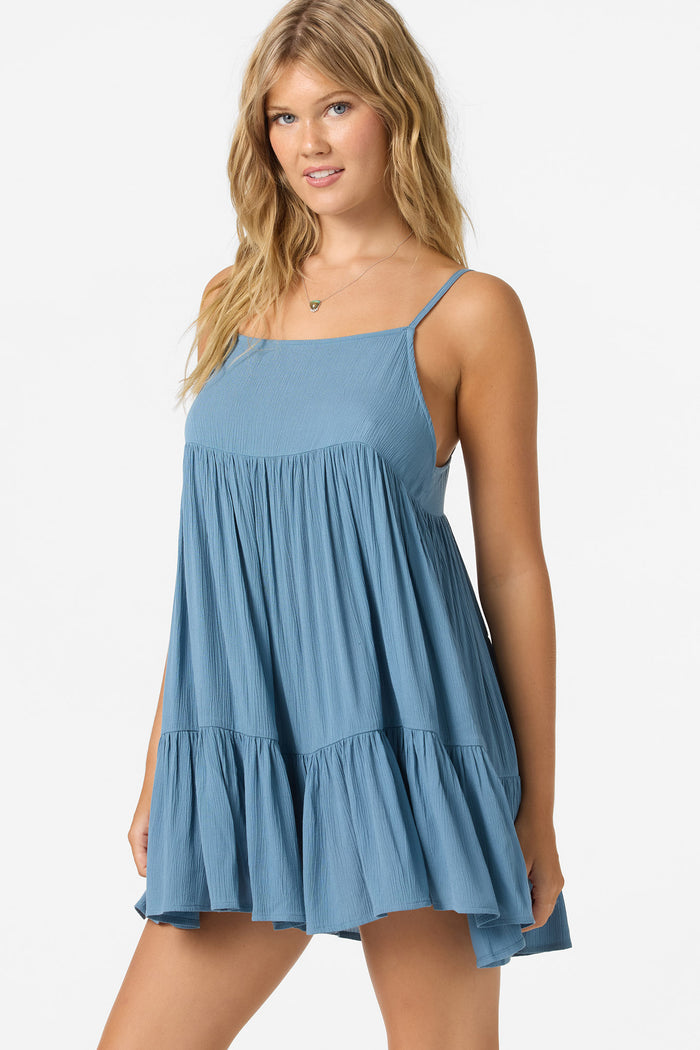 Saltwater Solids Rilee Dress - Provincial Blue | O'Neill