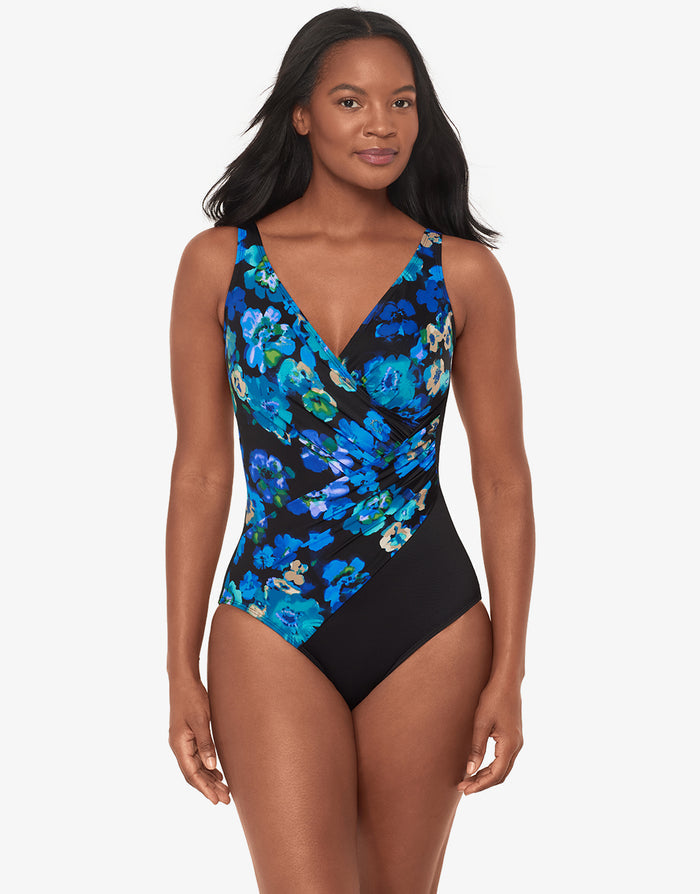 Secret Garden Oceanus Swimsuit - Black/Multi