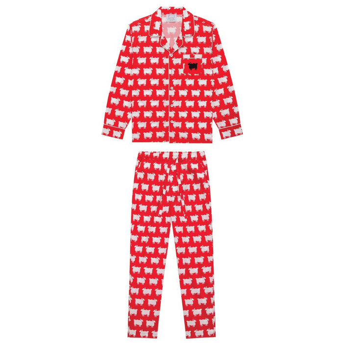 Sheep Cotton Lounge Set Diana Red