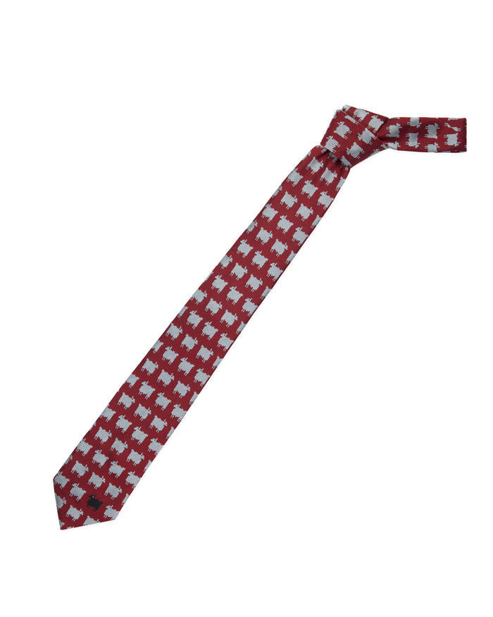 Sheep Neck Tie Diana Red