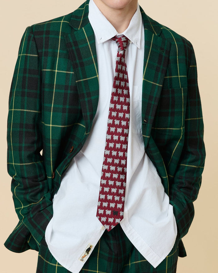 Sheep Neck Tie Diana Red
