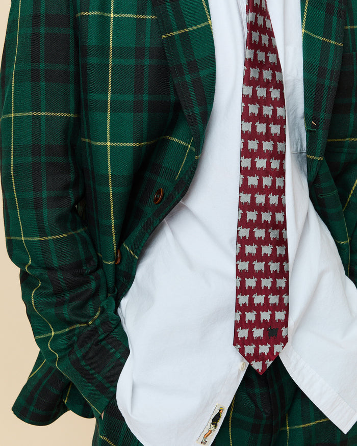 Sheep Neck Tie Diana Red