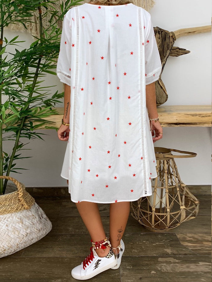 Short Sleeve Loose Casual Dress