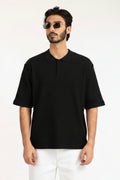 Short Sleeves Polo Shirt - Black