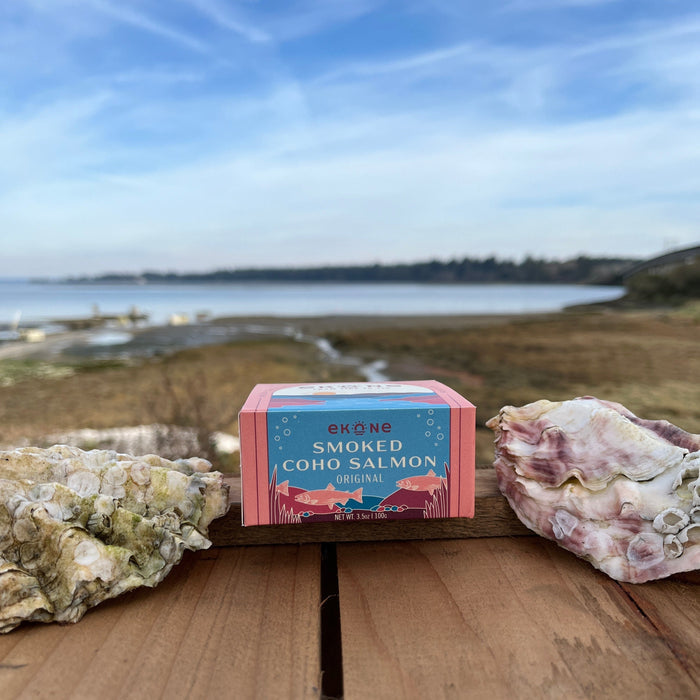 Smoked Coho Salmon - Ekone Oyster Co.