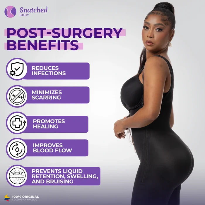Snatched Body Post Surgery BBL Stage 1 Faja for Guitar Body Shapes