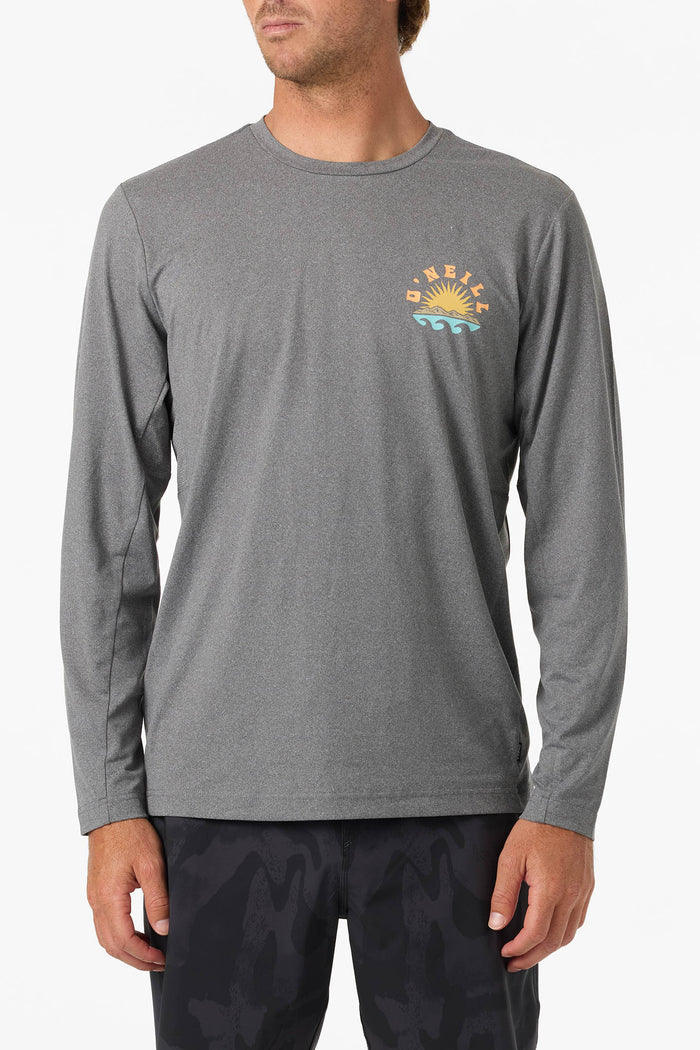 Solar Scenic UPF Long Sleeve Tee - Gargoyle Melange | O'Neill