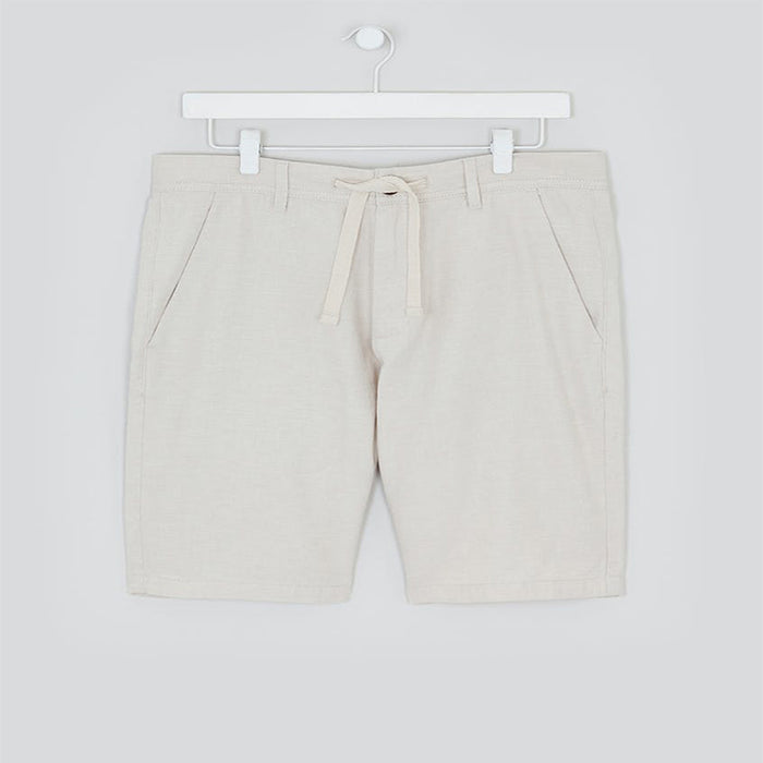 Solid Color Drawstring Casual Shorts