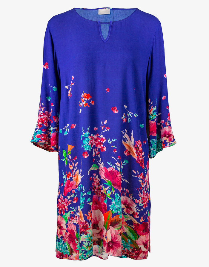 Spring Invite Tunic - Lilac Flowers - Simply Beach UK